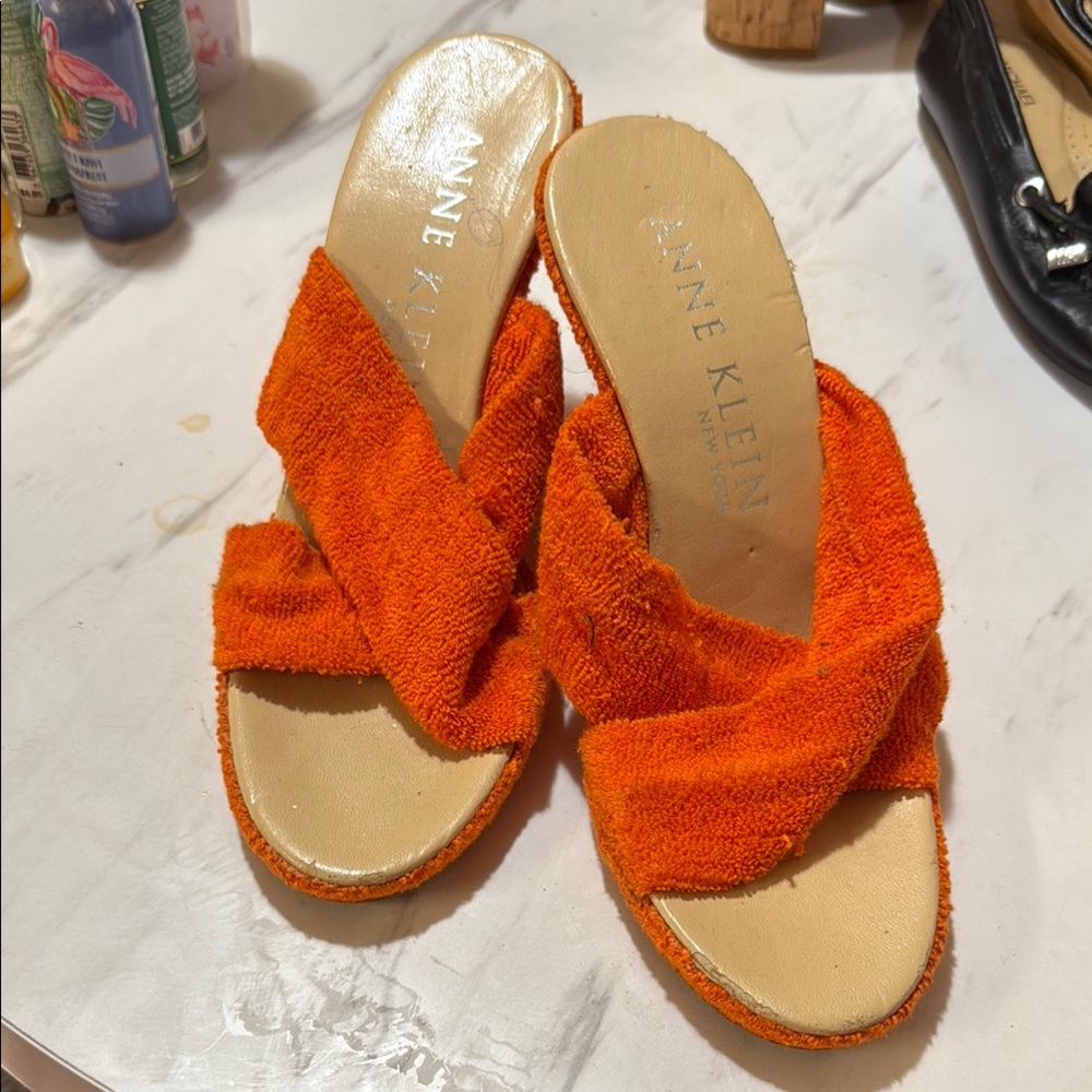 Anne Klein Women's Orange Sandals